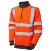 BACA Hi-Vis Class 3 Quarter Zip Sweatshirt