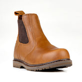 Waterproof Welted Chelsea Boot Brown S3 WR HRO SRA