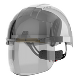 EVO® VISTAshield® Vented Helmet - Wheel Ratchet White/Smoke