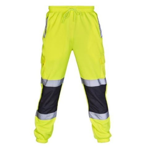 Hi Vis Orange 2 Tone Jogging Bottoms