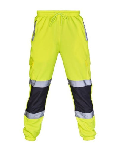 Hi Vis Orange 2 Tone Jogging Bottoms